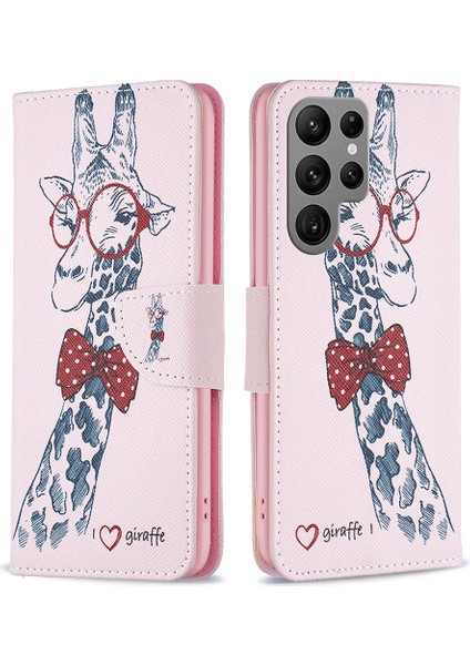 Samsung Galaxy S24 Ultra Deseni Baskı Gezim Telefon Kılıfı (Yurt Dışından)