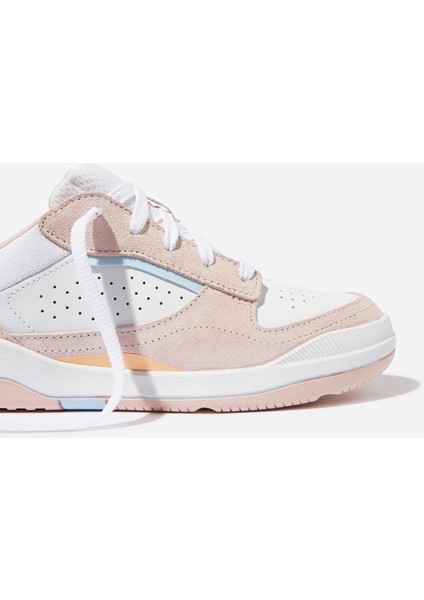 Çocuk Bağcıklı Deri Spor Ayakkabı - Pembe - Playventure City modelleri