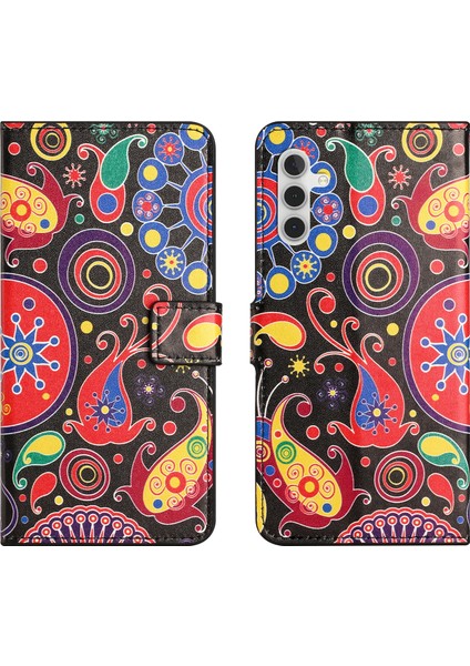 Samsung Galaxy S24 Pu Derisi Damla Geçirmez Jelly Fish Telefon Kılıfı (Yurt Dışından)