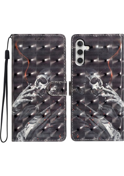Samsung Galaxy A04S 4g (164.7 x 76.7 x 9.1 Mm) Pu Deri Iskeleti Telefon Kılıfı (Yurt Dışından)