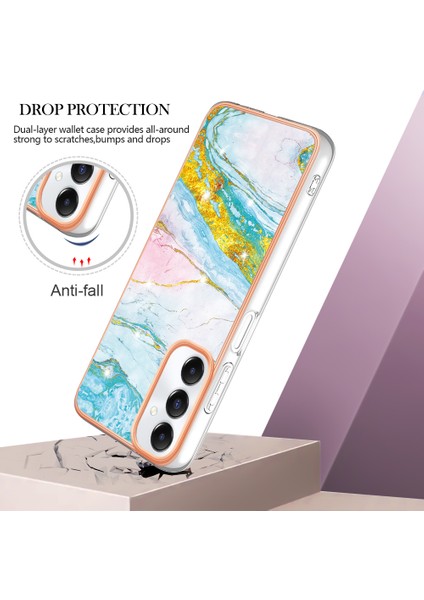 Samsung Galaxy A05S 4g Elektrokaplanmış Tasarım Yumuşak Tpu ler 004 Telefon Kılıfı (Yurt Dışından)