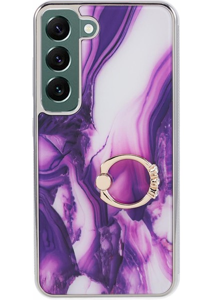 Samsung Galaxy S22 5g Elektraplatma Pc+Tpu Phone Style C Telefon Kılıfı (Yurt Dışından)