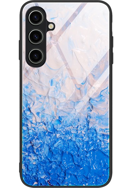 Samsung Galaxy A25 5g Mermer Desen Temizli Cam+Pc+Tpu Hibrit DL07 Telefon Kılıfı (Yurt Dışından)
