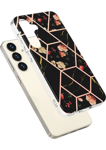 Samsung Galaxy S24 Desen Tpu Kaplama Çiçekleri Telefon Kılıfı (Yurt Dışından) fiyatları