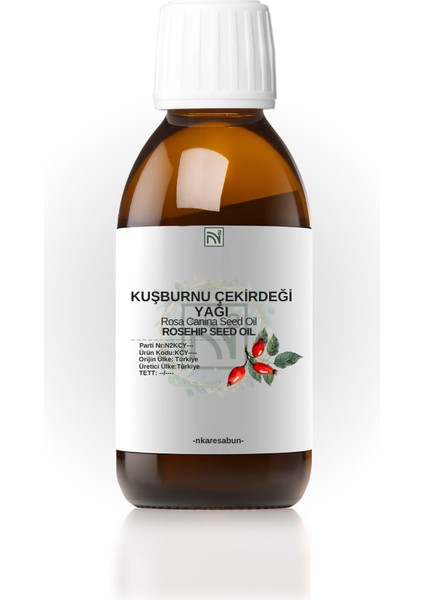 Kuşburnu Çekirdeği Yağı %100 Saf Doğal Soğuk Sıkım Yağı 20 ml