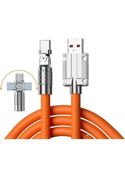 120W Watt 6 A Hızlı Şarj Data Kablosu 1 Metre Type-C
