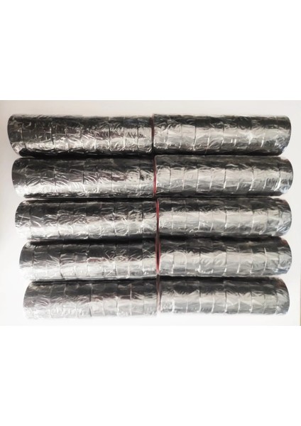 Elektrik Izola Bant 100 Adet Bant Elektrikçi Bantı Izole 10 Paket Izole 10 Paket