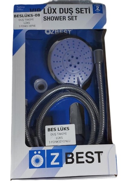 Tekno Trust Duş Takımı Lüks 3 Fonks Defne