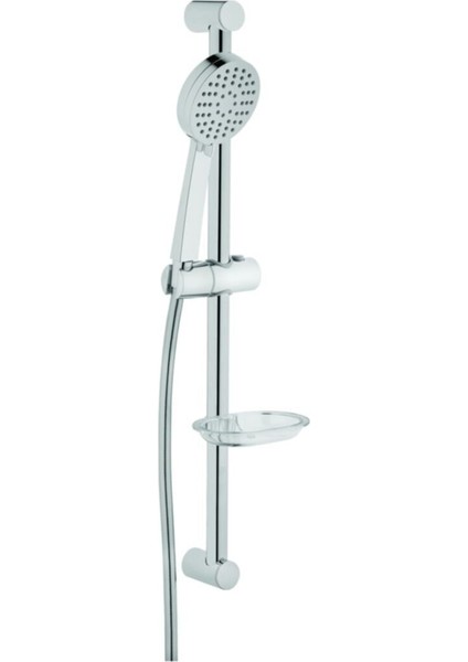 Tekno Trust Slim Krom 3f Sürgülü El Duşu Takımı A45678STA