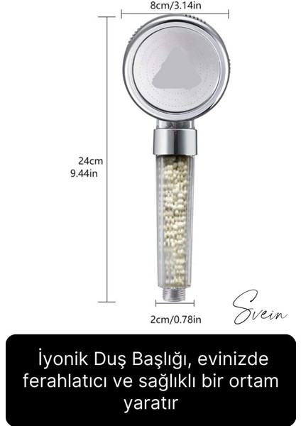Tekno Trust 3 Kademeli Yüksek Basınçlı Arıtmalı Ayarlanabilir Uzun Ömürlü Universal Su Tasarruflu Duş Başlığı fırsatları