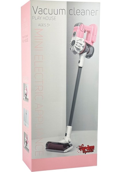 Dikey Elektrik Süpürgesi Pembe (3 In1 ) Kapalı Kutu