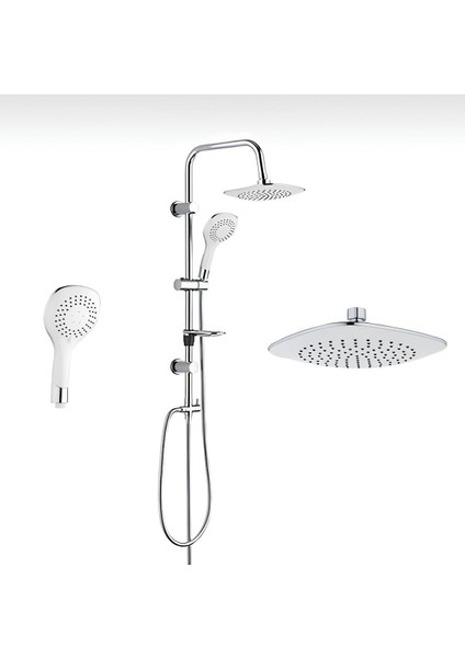 Tekno Trust Lüks Tepe Duş Seti Robot Duş Takımı Duş Set Banyo Fıskiyesi