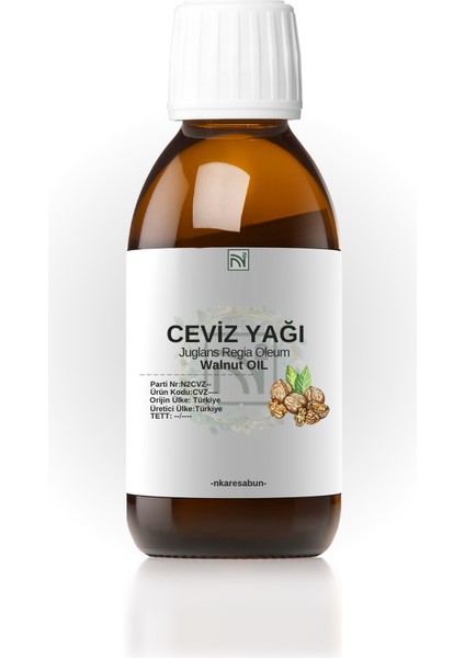 Ceviz Yağı %100 Saf Doğal Soğuk Sıkım Yağı 250 ml