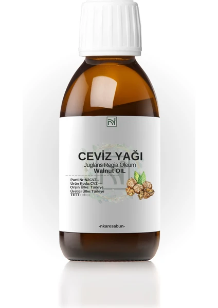 Ceviz Yağı %100 Saf Doğal Soğuk Sıkım Yağı 250 ml