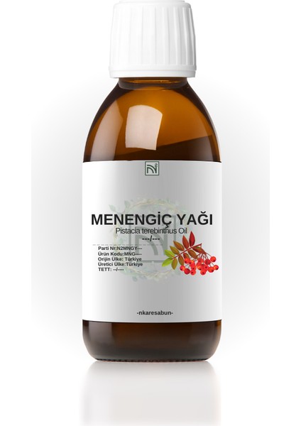 Bıttım Yağı (Menengiç Yağı) %100 Saf Doğal Soğuk Sıkım Yağı 20 ml