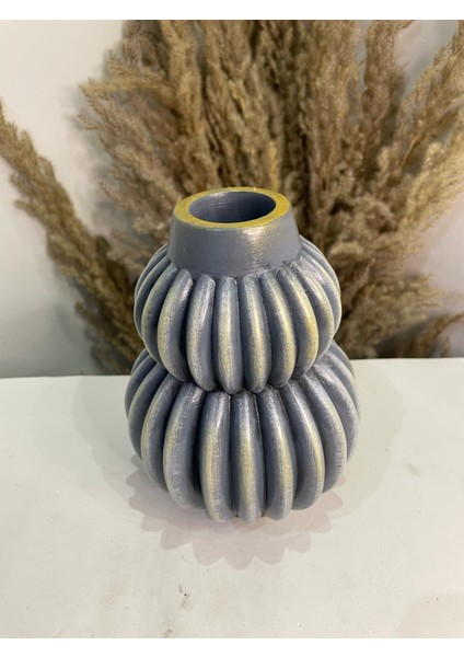 Iskandinav Çizgili Bubble Vazo Model 3 fırsatları