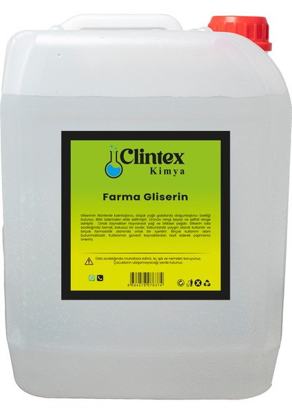 Clintex Kimya %99 Farma Gliserin Yağı 6 kg