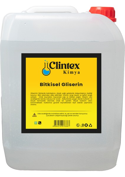 Clintex Kimya %99 Bitkisel Gliserin Yağı 5 kg