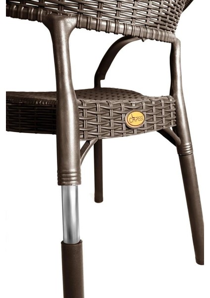 Bambu Kahve 90X150 cm Camsız Rattan Bahçe Balkon Masa Takımı fiyatları