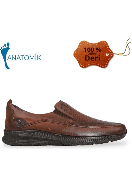 1920-532133 Hakiki Deri Anatomik Tabanlı Erkek Günlük Ayakkabı - NKT01920-TABA-41 fiyatları