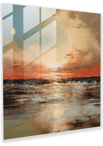 Harmonik Yansıma Cam Baskı, 30X30