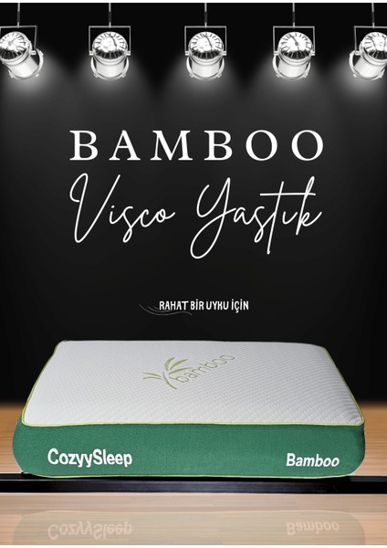 Bamboo Visco Yastık Taşıma Çantalı