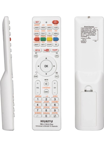 RM-L1130+X Plus Beyaz LCD LED Tv