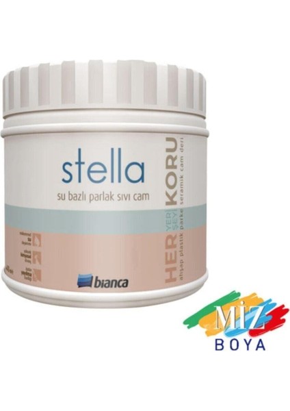 Stella Sıvı Cam Parlak 500 ml
