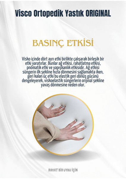 Cozyy Life Visco Ortopedik Yastık Original | Boyun Fıtığı Boyun Düzleşmesi  Destekli Lüks Ortopedik Yastık | Taşıma Çantalı