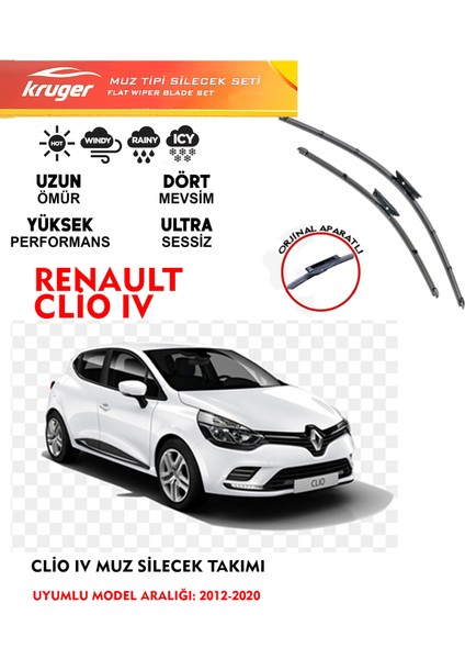Renault Clio 4 Muz Silecek Takım I (2012-2020)