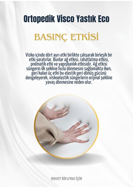 Cozyy Life Visco Ortopedik Yastık Eco