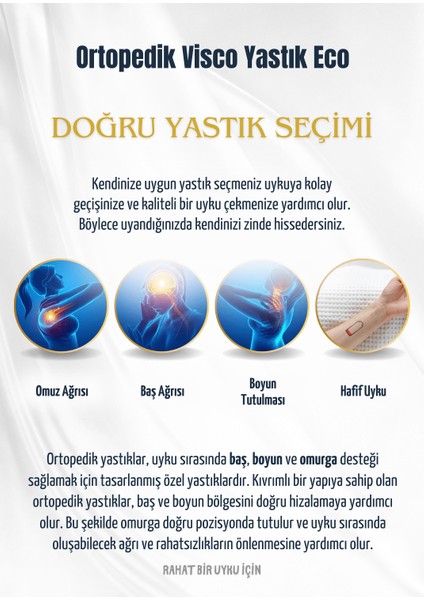 Cozyy Life Visco Ortopedik Yastık Eco