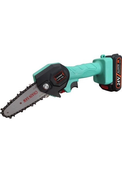Powermaster PM-20309 24 Volt 550 Watt Mini Elektrikli Zincir Testere Ağaç Kesme Budama Testeresi