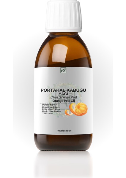 Portakal Kabuğu Yağı %100 Saf Doğal Soğuk Sıkım Yağı 20 ml