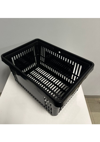 22 Lt Alışveriş Market El Sepeti Plastik Çift Saplı modelleri