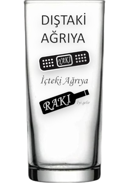 Baskılı Rakı Bardağı