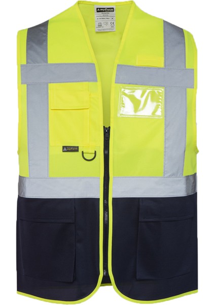 Mühendis Yelek Sarı/lacivert 09145 Beden 3xl fiyatları