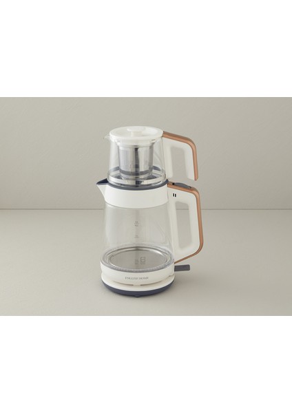 2 Yıl Cmk 6001 Cam Çay Makinesi Beyaz-Bakır 220 - 240 V 1-2 L F 500+ L Beyaz fiyatları