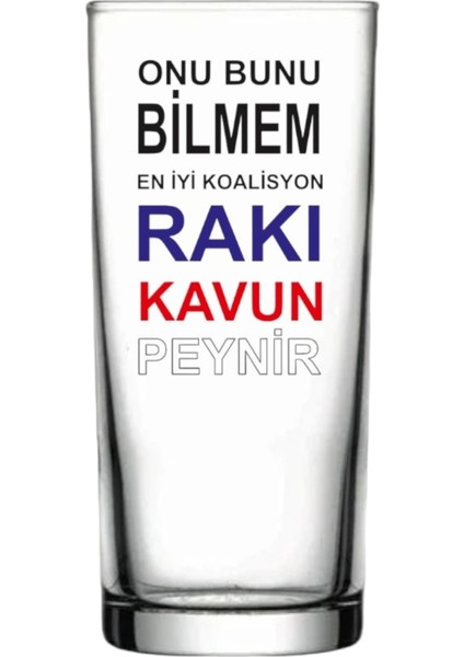 Baskılı Rakı Bardağı