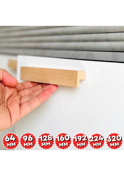 Dolap Kulpu, Doğal Ahşap Kulp, Çekmece Kulpu, Mutfak Dolap Kulplari, Mobilya Kulpları, Dekoratif Kulp