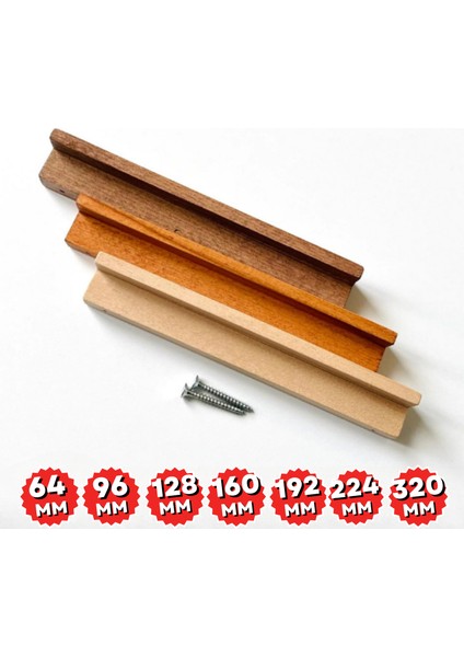 Dolap Kulpu, Doğal Ahşap Kulp, Çekmece Kulpu, Mutfak Dolap Kulplari, Mobilya Kulpları, Dekoratif Kulp fırsatları