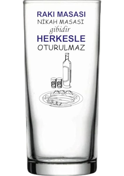 Baskılı Rakı Bardağı