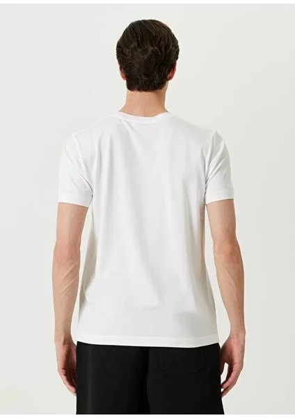 Unisex Basic Bisiklet Yaka Regular T-Shirt - Beyaz fiyatları