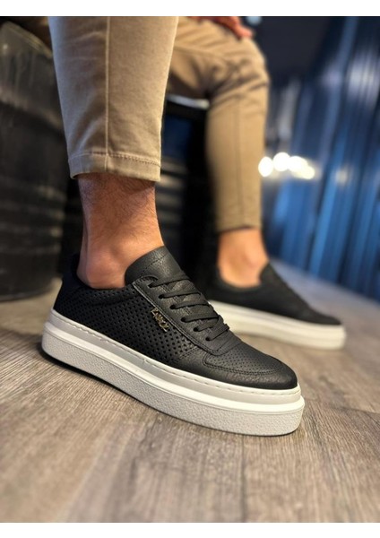 Knack Günlük Ayakkabı 013 Siyah (Beyaz Taban) fiyatları