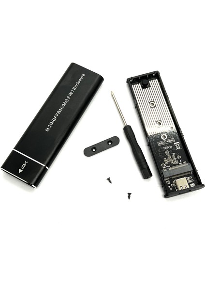 Ngff/m.2 Nvme SSD Kutu 2 Si 1 Arada USB C 10 Gbps Alimunyum Harici Kutu M.2 Nvme & Ngff Sata SSD fırsatları