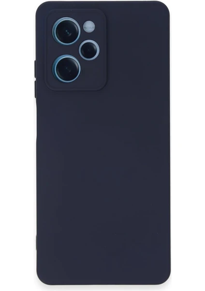 Case World Caseworld Xiaomi Poco X5 Pro 5g Kapak Içi Kadife Kamera Korumalı Lansman Silikon Kılıf - Lacivert