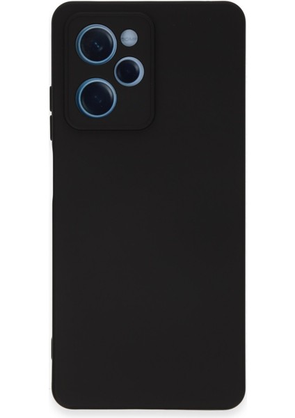 Xiaomi Poco X5 Pro 5g Kapak Içi Kadife Kamera Korumalı Lansman Silikon Kılıf - Siyah