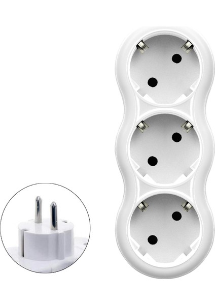 Üçlü Golyat Priz Topraklı Fetih 104-03