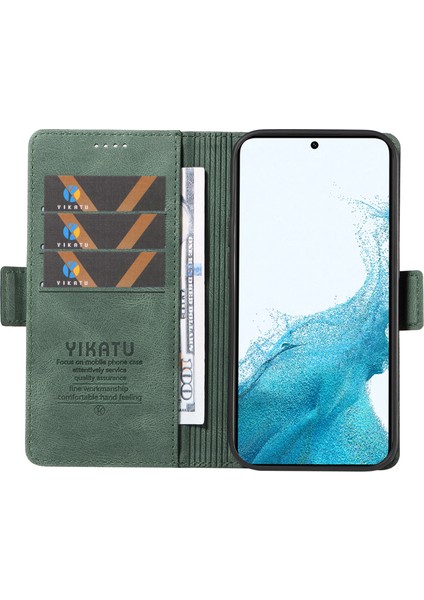 Samsung Galaxy S23 Için+ Cilt Touch Pu Deri lüğü Telefon Kılıfı (Yurt Dışından)