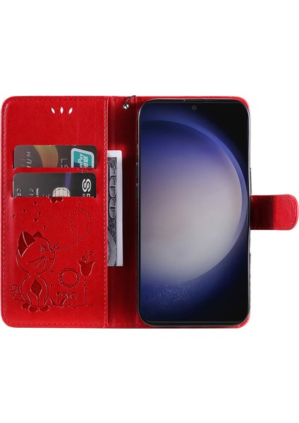 Samsung Galaxy S24 Için+ Cat Baskalı Telefon Kılıfı (Yurt Dışından)